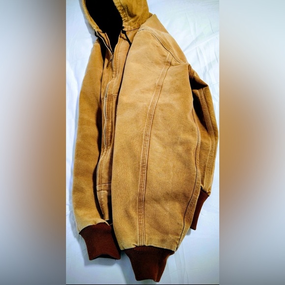 Carhartt Brown Hooded Work Jacket - Picture 6 of 11